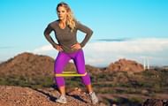 How to do the lateral band walk? (Image via Pinterest)